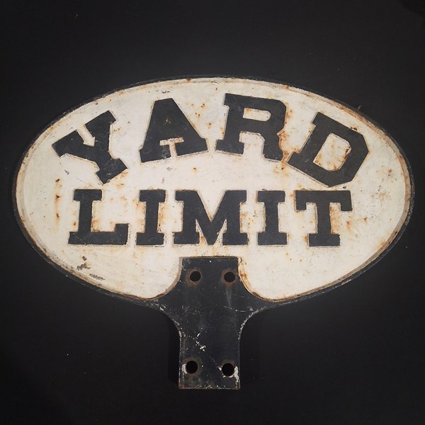 Lot 27 - YARD LIMIT SIGN