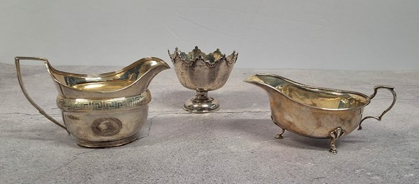 Lot 1052 - SILVER JUGS