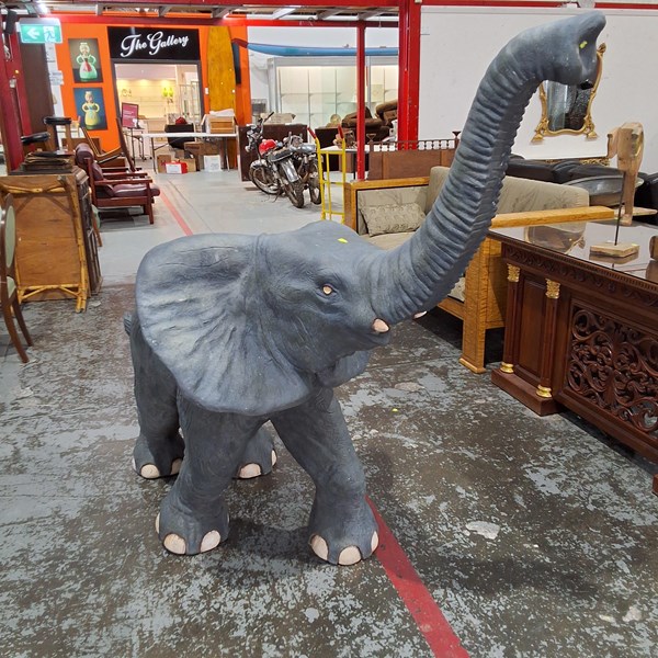 Lot 137 - ELEPHANT SCULPTURE