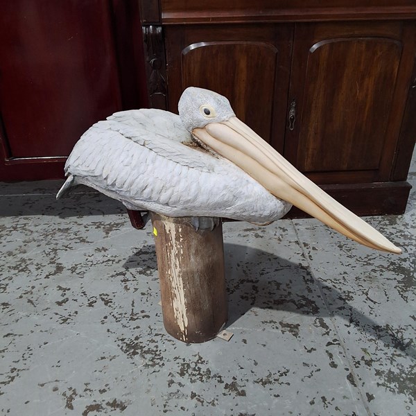 Lot 171 - PELICAN SCULPTURE