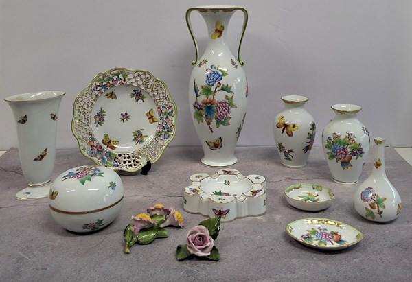 Lot 1340 - HEREND PORCELAIN