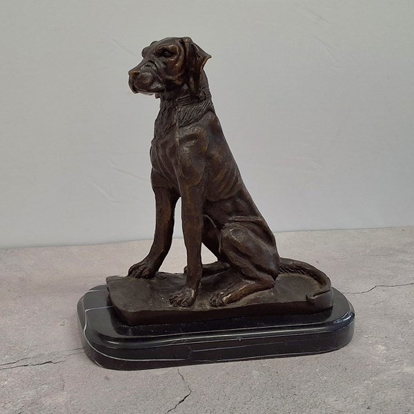 Lot 1283 - BRONZE DOG