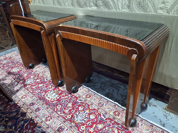 Lot 143 - PAIR OF SIDE TABLES