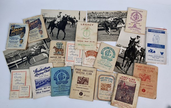 Lot 1220 - RACING PROGRAMMES & PHOTOS