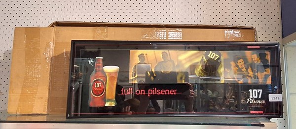 Lot 1247 - 107 PILSENER SIGN