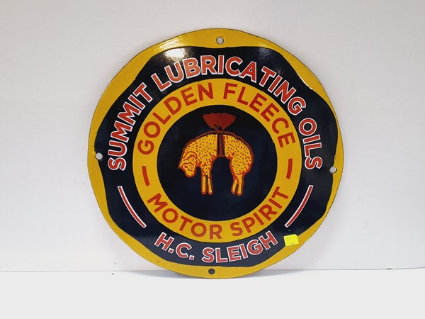 Lot 1087 - ENAMEL SIGN