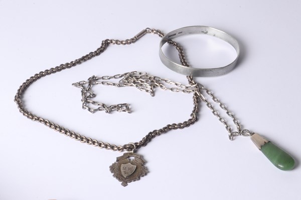 Lot 1031 - SILVER JEWELLERY