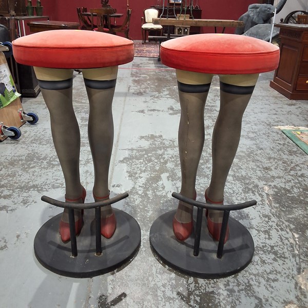 Lot 174 - NOVELTY BAR STOOLS