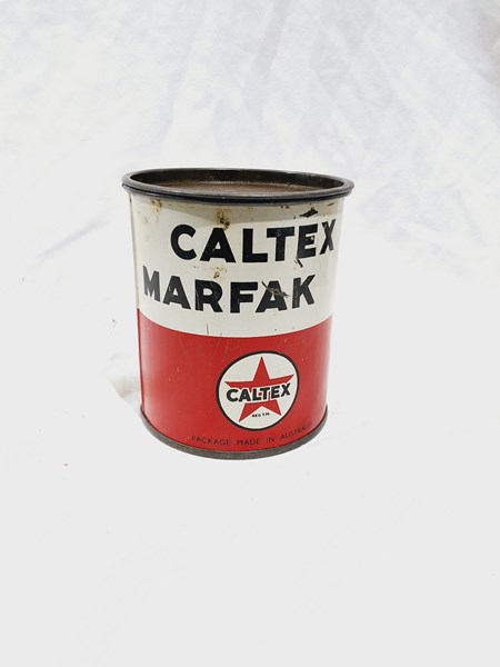 Lot 15 - CALTEX GREASE TIN