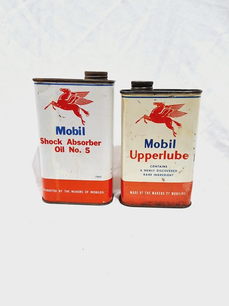 Lot 22 - MOBIL OIL TINS