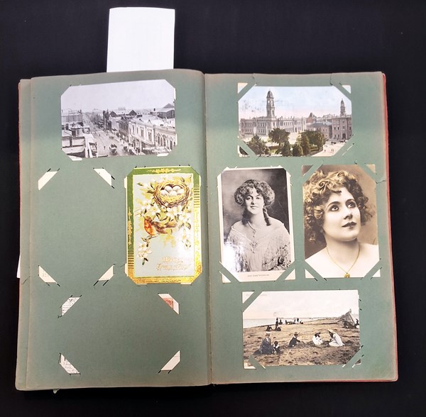 Lot 1156 - POSTCARD ALBUM