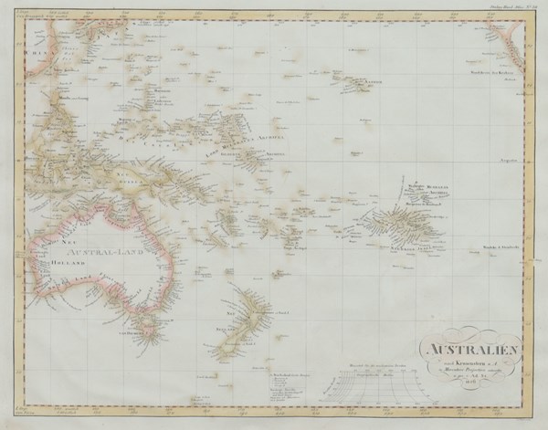 Lot 36 - MAP OF AUSTRALIA AND SURROUNDING LANDS