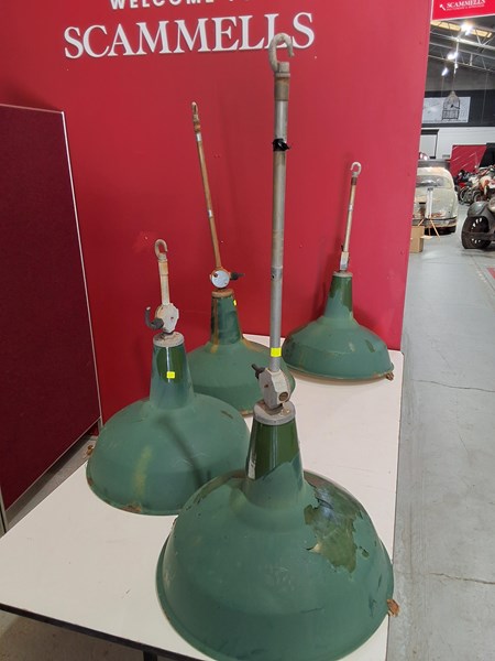 Lot 202 - INDUSTRIAL PENDANT LIGHTS