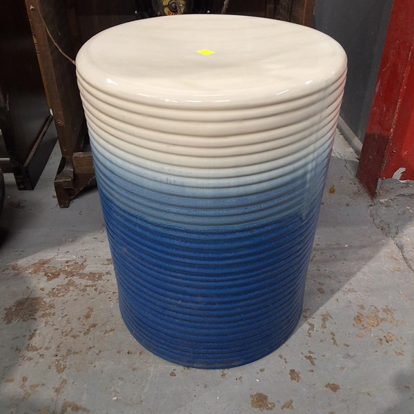 Lot 10 - CERAMIC STOOL