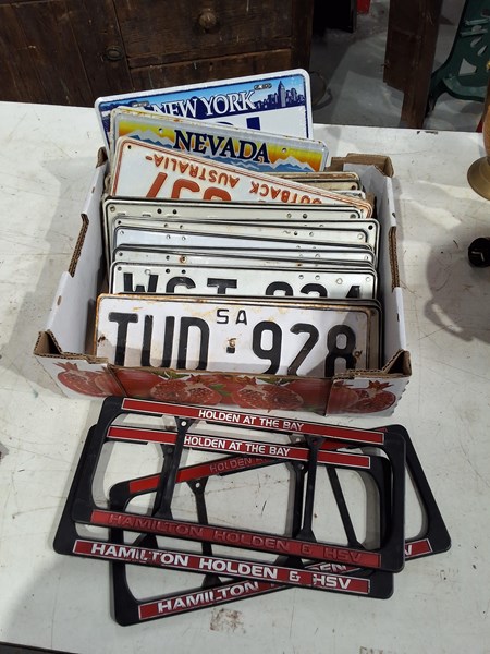 Lot 196 - NUMBER PLATES