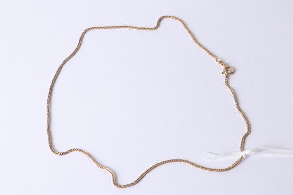 Lot 1012 - GOLD NECKLACE