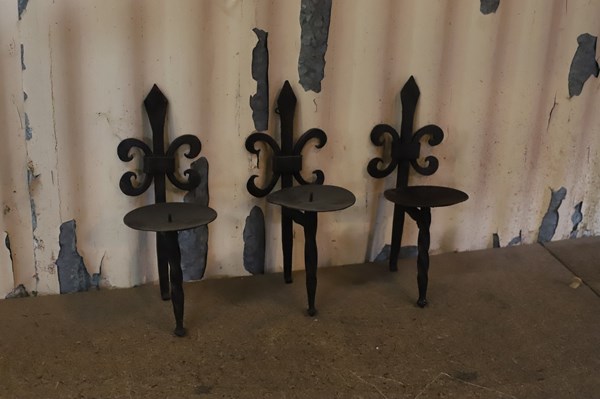 Lot 151 - CANDLE HOLDERS