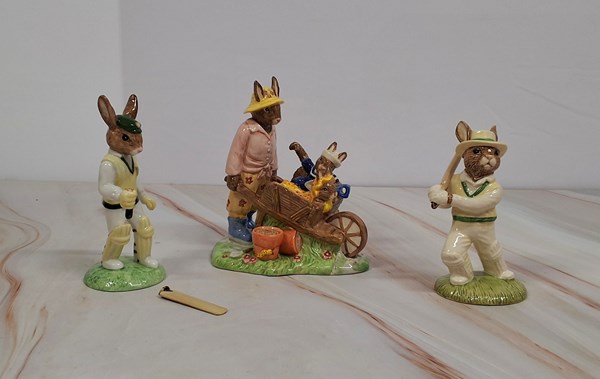 Lot 1153 - BUNNYKINS FIGURINES