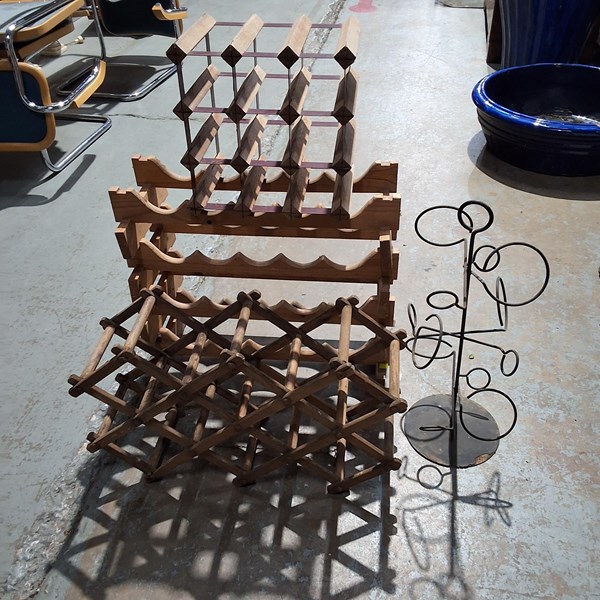 Lot 310 - WINE RACKS