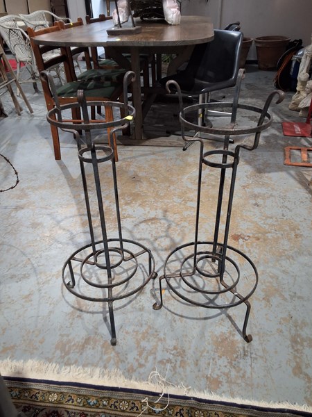 Lot 295 - PLANT STANDS