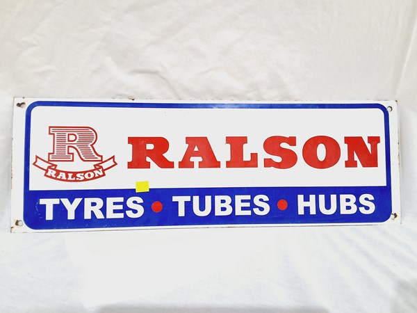 Lot 54 - ENAMEL SIGN