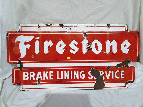 Lot 55 - ENAMEL SIGN