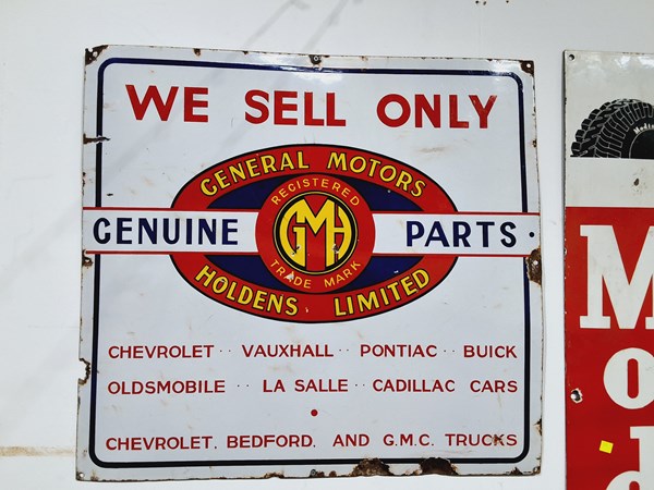 Lot 2 - HOLDEN ENAMEL SIGN