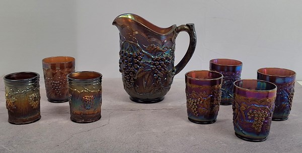 Lot 1193 - JUG & GLASSES