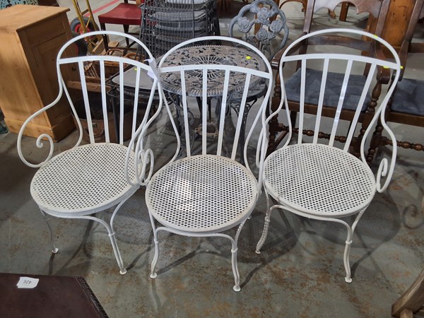 Lot 419 - PATIO CHAIRS
