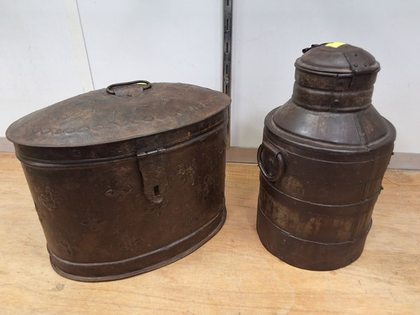 Lot 1390 - RUSTIC CONTAINERS