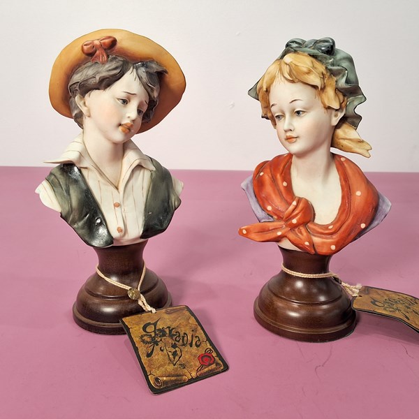 Lot 1190 - PAIR OF BUSTS