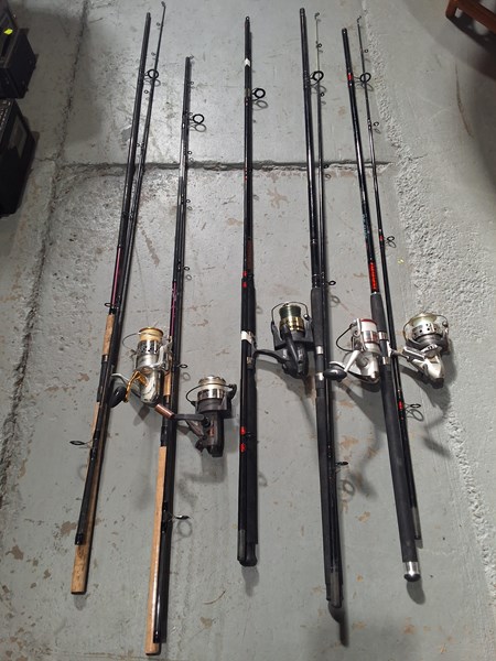 Lot 346 - SURF FISHING RODS