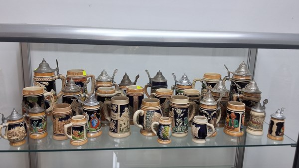 Lot 1484 - BEER STEINS