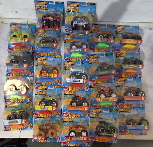 Lot 1456 - HOT WHEELS MONSTER TRUCKS