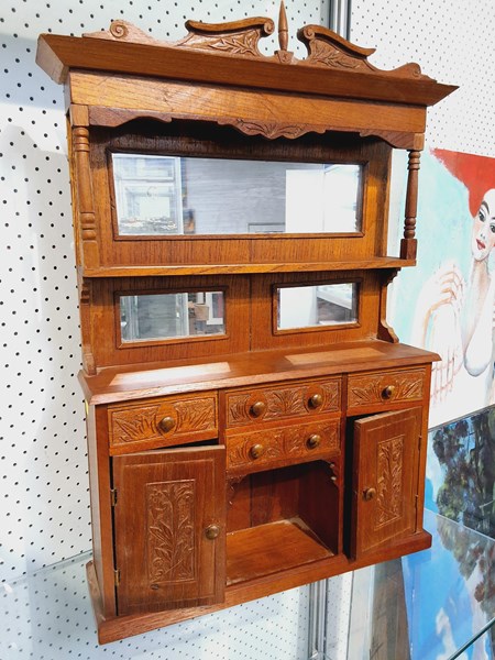 Lot 1103 - MINIATURE KITCHEN DRESSER