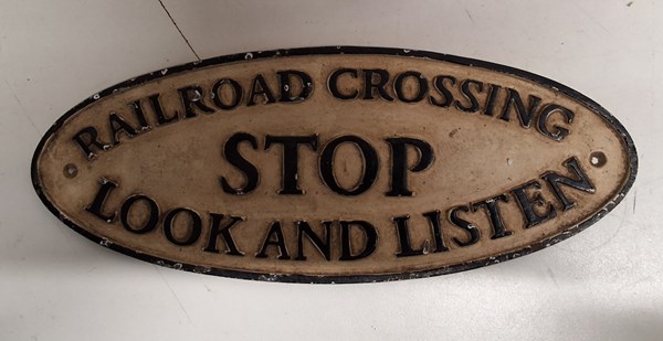 Lot 1262 - RAILWAY SIGN