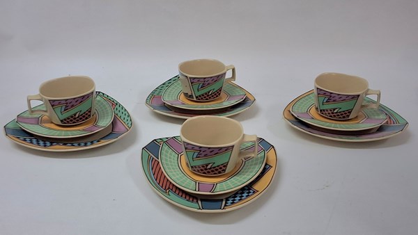 Lot 1396 - VINTAGE ROSENTHAL TRIOS