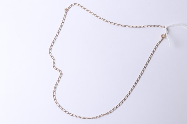 Lot 1036 - GOLD NECKLACE