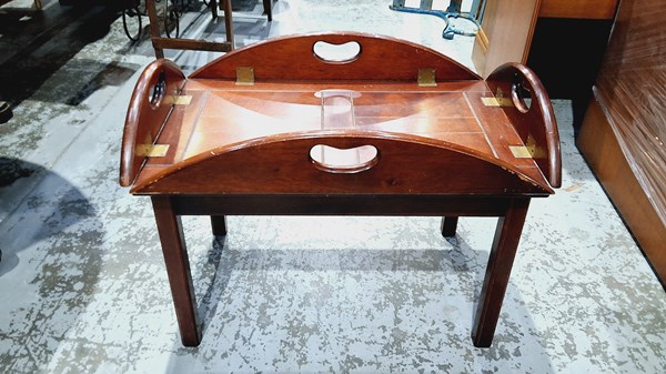 Lot 66 - BUTLERS TRAY TABLE