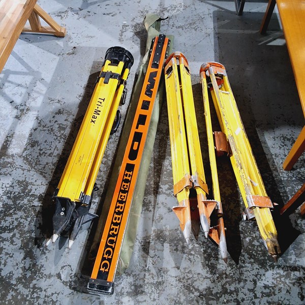 Lot 353 - SURVEYOR'S TRIPODS