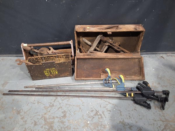 Lot 354 - TOOLS AND TRUNKS