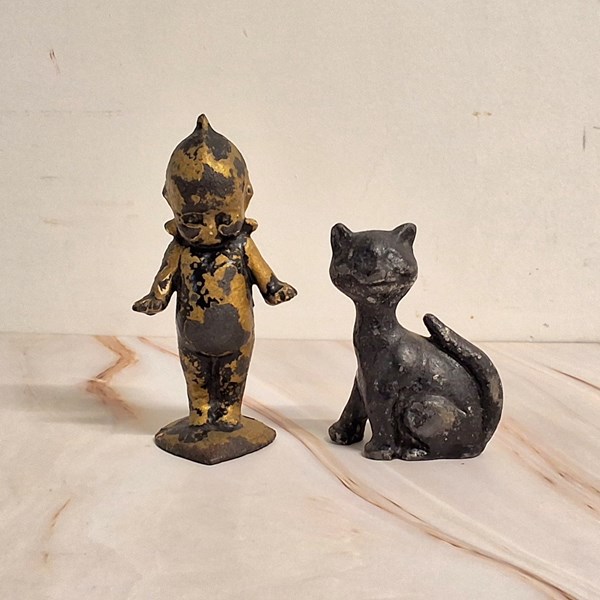 Lot 1220 - CAST IRON FIGURES