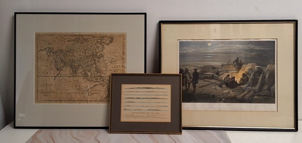 Lot 1525 - MAP & ENGRAVINGS