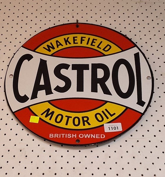 Lot 1101 - VINTAGE STYLE ENAMEL SIGN