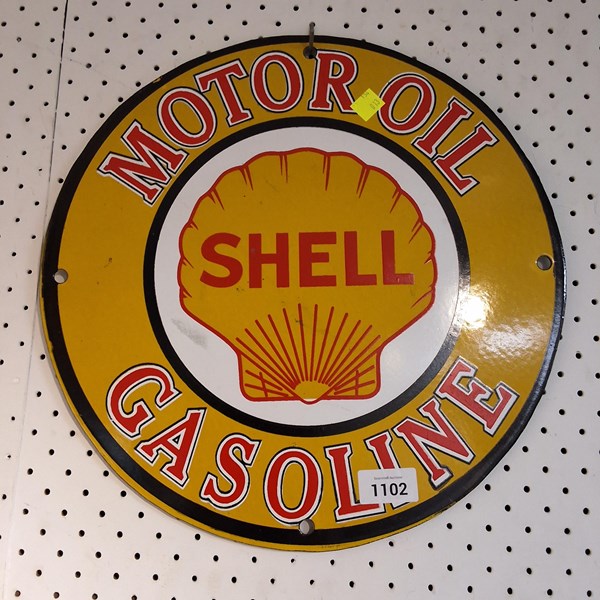 Lot 1102 - VINTAGE STYLE ENAMEL SIGN