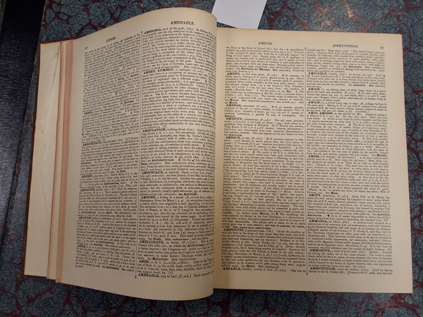 Lot 1479 - ANTIQUARIAN DICTIONARY