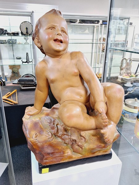 Lot 1233 - PLASTER FIGURE