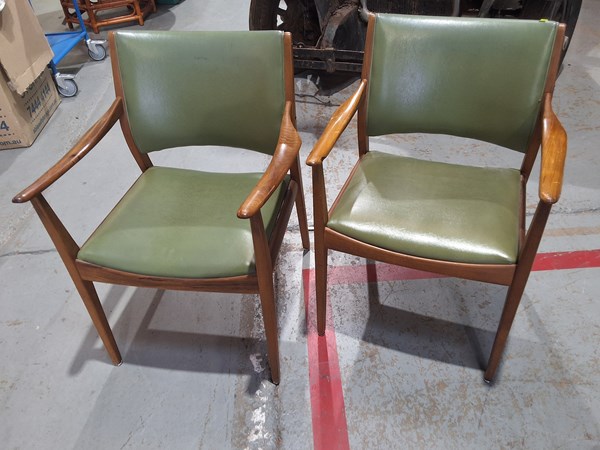 Lot 241 - PAIR OF ARMCHAIRS