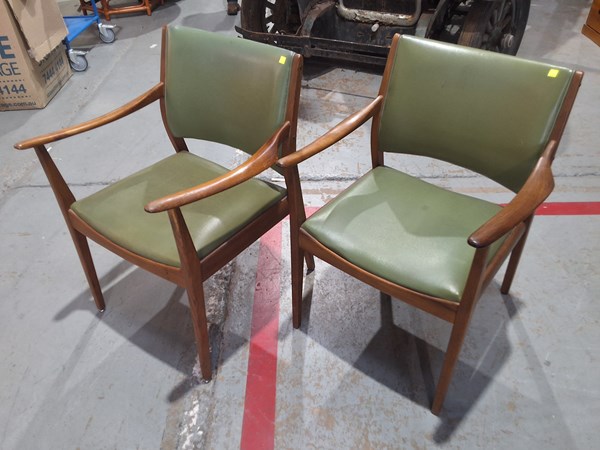 Lot 372 - PAIR OF ARMCHAIRS