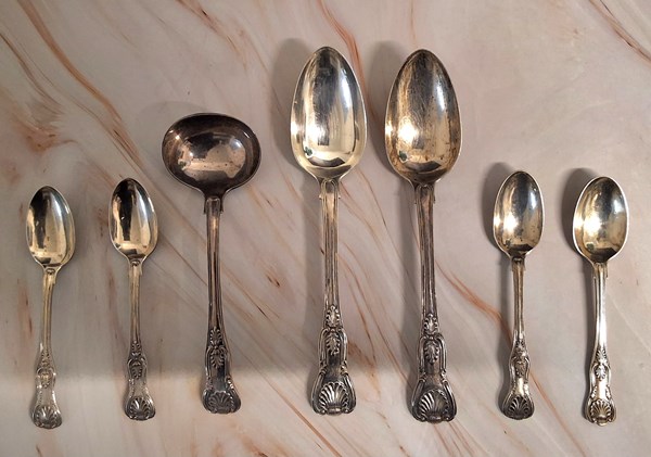 Lot 1057 - STERLING SILVER FLATWARE